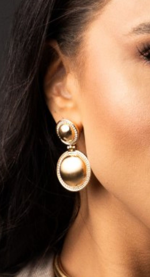 DellFine Double Earring